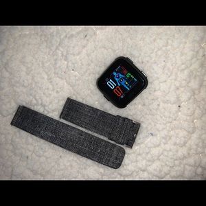 Fit bit versa BLACK w band